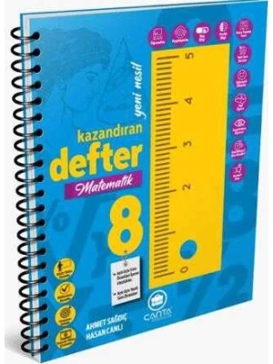 Çanta Yayınları 8. Sınıf Matematik Okula Yardımcı Kazandıran Defter