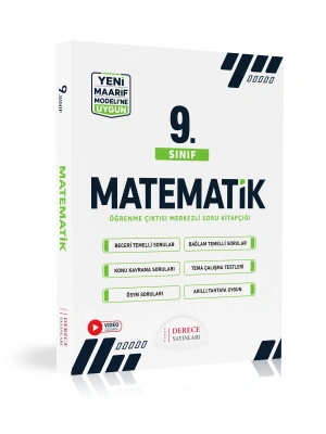 Derece Yayınları 9.Sınıf Matematik Modüler Set Maarif Modele Uygun