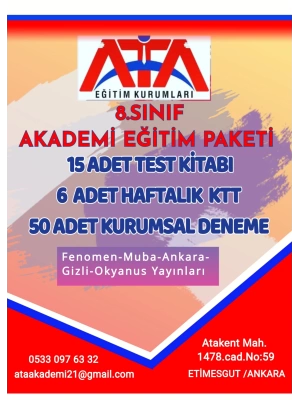 EĞİTİM SETİ 8 SINIF