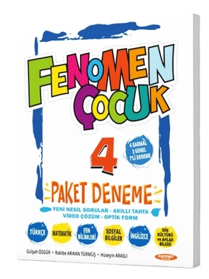 FENOMEN ÇOCUK YAYINLARI 4 SINIF 7 Lİ PAKET DENEME