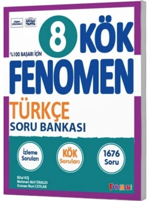 Fenomen Okul Yayınları 8. Sınıf Türkçe KÖK Soru Bankası