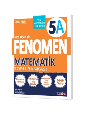 FENOMEN YAYINLARI 5 SINIF MATEMATİK A SORU BANKASI