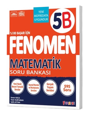 FENOMEN YAYINLARI 5 SINIF MATEMATİK B SORU BANKASI