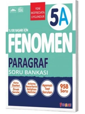 Fenomen Yayınları 5. Sınıf Paragraf Fenomen A Soru Bankası