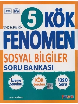 Fenomen  Yayınları 5. Sınıf Sosyal Bilgiler Kök Soru Bankası