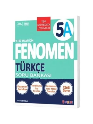 Fenomen Yayınları 5. Sınıf Türkçe A Soru Bankası