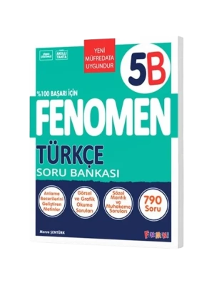 FENOMEN YAYINLARI  5 SINIF TÜRKÇE B SORU BANKASI