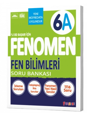 Fenomen Yayınları 6. Sınıf Fen Bilimleri A Soru Bankası
