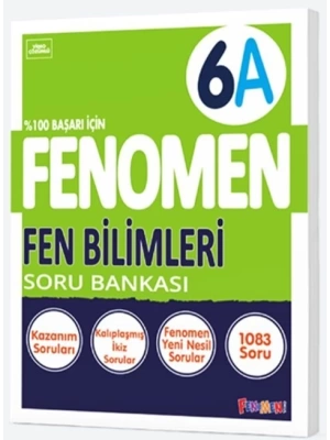 Fenomen  Yayınları 6. Sınıf Fen Bilimleri A Soru Bankası