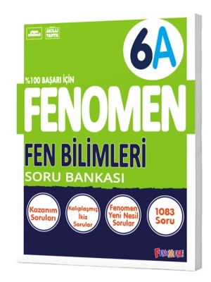 Fenomen Yayınları 6. Sınıf Fen Bilimleri A Soru Bankası