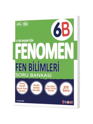 Fenomen Yayınları 6. Sınıf Fen Bilimleri B Soru Bankası