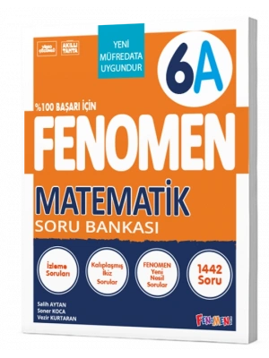 Fenomen Yayınları 6. Sınıf Matematik A Fenomen Soru Bankası