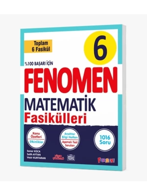 Fenomen Yayınları  6. Sınıf Matematik Fasikül Seti