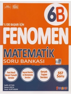 Fenomen Yayınları 6. Sınıf Matematik Fenomen Soru Bankası