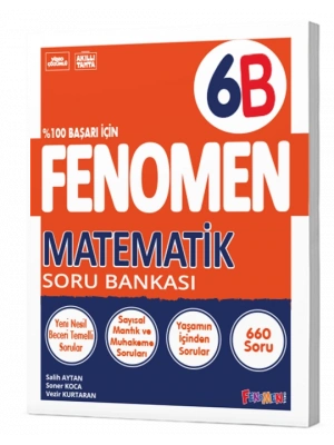 Fenomen Yayınları 6. Sınıf Matematik Fenomen Soru Bankası 2025 Baskı