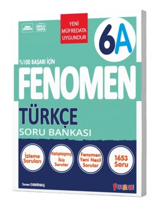 Fenomen Yayınları 6. Sınıf Türkçe A Soru Bankası