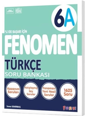 Fenomen Yayınları 6. Sınıf Türkçe A Soru Bankası