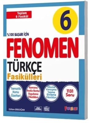 Fenomen  Yayınları 6. Sınıf Türkçe Fasikülleri 2025 Baskı