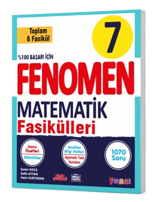 Fenomen  Yayınları 7. Sınıf Matematik Fasikül Seti