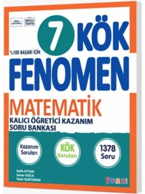 Fenomen  Yayınları 7. Sınıf Matematik KÖK Soru Bankası