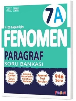 FENOMEN YAYINLARI 7 SINIF PARAGRAF A SORU BANKASI