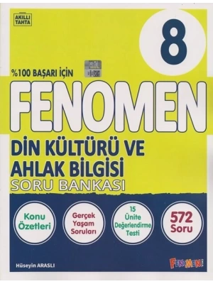 Fenomen  Yayınları 8. Sınıf Din Kültürü ve Ahlak Bilgisi Soru Bankası