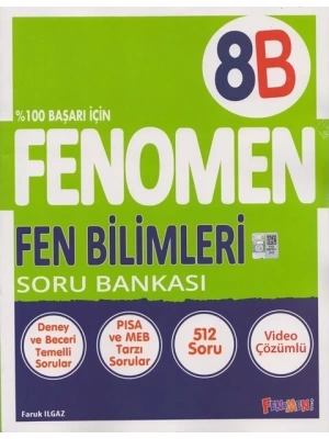 FENOMEN YAYINLARI 8  SINIF FEN BİLİMLRİ B SORU BANKASI