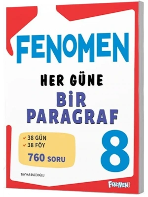 Fenomen Yayınları 8. Sınıf Her Güne Bir Paragraf