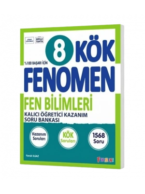 FENOMEN YAYINLARI 8 SINIF KÖK FEN BİLİMLERİ SORU BANKASI