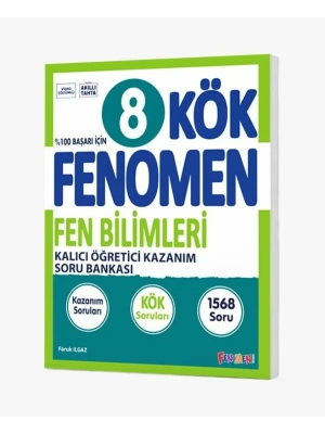 FENOMEN YAYINLARI 8 SINIF KÖK FEN BİLİMLERİ SORU BANKASI