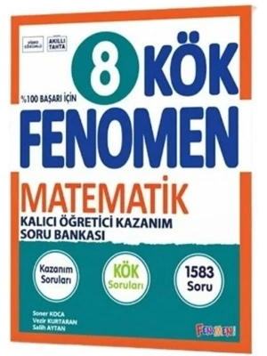 FENOMEN YAYINLARI 8 SINIF KÖK MATEMATİK SORU BANKASI