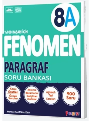 FENOMEN YAYINLARI 8 SINIF PARAGRAF A SORU BANKASI