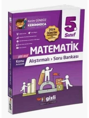 Gizli Yayınları 5. Sınıf Matematik Konu Anlatımlı Soru Bankası