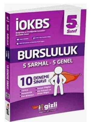 Gizli Yayınları 5.Sınıf İOKBS Bursluluk 10 Deneme Sınavı