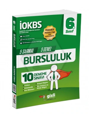 Gizli Yayınları 6. Sınıf İokbs Bursluluk 10 Deneme Sınavı