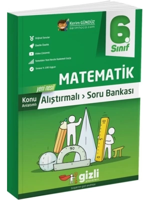 Gizli Yayınları 6. Sınıf Matematik Konu Anlatımlı Soru Bankası