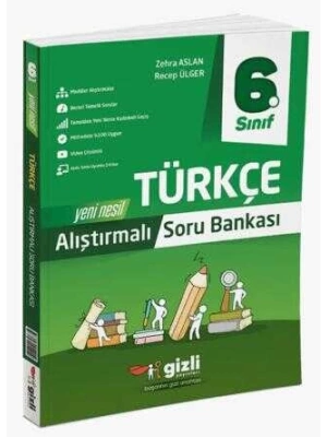 Gizli Yayınları 6. Sınıf Türkçe Araştırmalı Soru Bankası