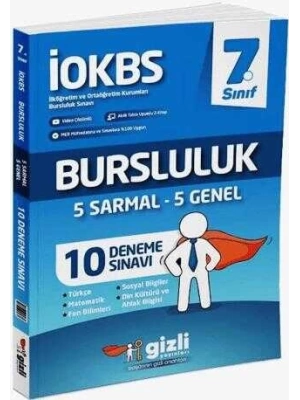 Gizli Yayınları 7. Sınıf İokbs Bursluluk 10 Deneme Sınavı