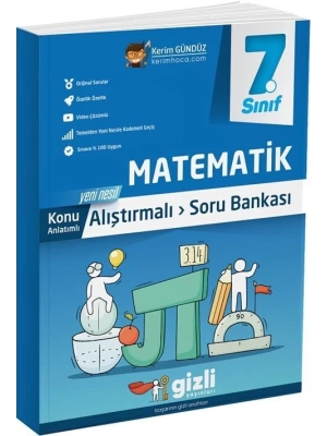 Gizli Yayınları 7. Sınıf Matematik Konu Anlatımlı Soru Bankası