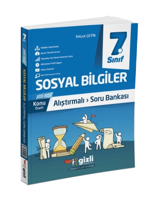 Gizli Yayınları 7. Sınıf Sosyal Bilgiler Konu Anlatımlı Alıştırmalı Soru Bankası