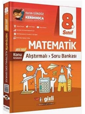 Gizli Yayınları 8. Sınıf LGS Matematik Alıştırmalı Soru Bankası