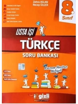 Gizli Yayınları 8. Sınıf LGS Türkçe Usta İşi Soru Bankası