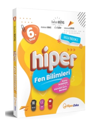 Hiper Zeka Yayınları 6. Sınıf Hiper Fen Bilimleri Konu Anlatımlı & Etkinlikli Soru Bankası