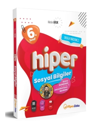 Hiper Zeka Yayınları 6. Sınıf Hiper Sosyal Bilgiler Konu Anlatımlı & Soru Bankası