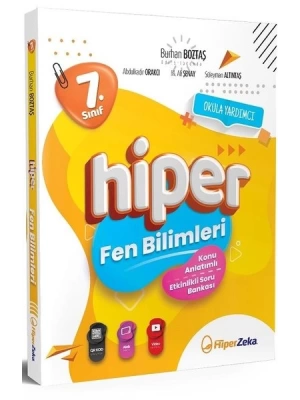 Hiper Zeka Yayınları 7. Sınıf  Fen Bilimleri Konu Anlatımlı Etkinlikli Soru Bankası