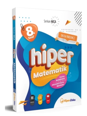 Hiper Zeka Yayınları 8. Sınıf Hiper Matematik Konu Anlatımlı & Etkinlikli Soru Bankası