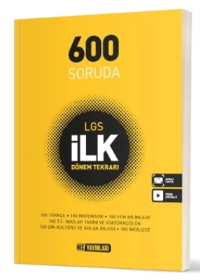 Hız Yayınları 8. Sınıf LGS 600 Soruda İlk Dönem Tekrarı