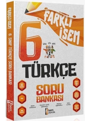 İsem Yayınları 6. Sınıf Farklı İsem Türkçe Soru Bankası