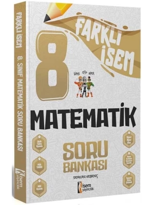 İsem Yayınları 8. Sınıf Farklı İsem Matematik Soru Bankası