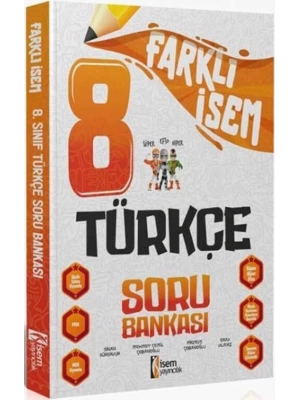 İsem Yayınları 8. Sınıf  Farklı İsem Türkçe Soru Bankası